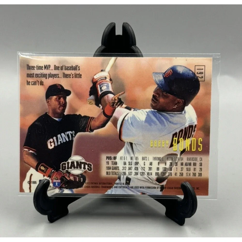 BARRY BONDS - 1995‎ EMOTION #192 San Francisco Giants